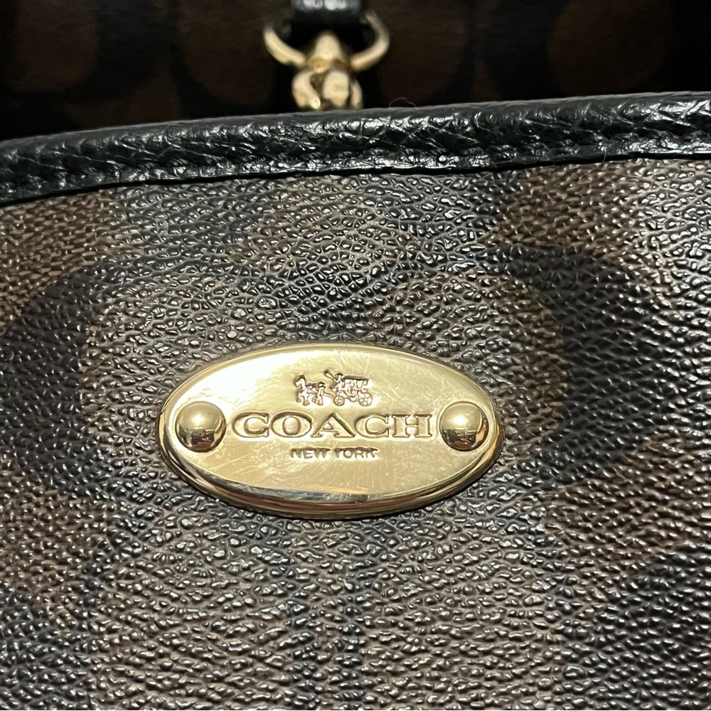 Vintage Y2K Coach Margot Signature Carryall Satchel Crossbody Handbag - Picture 9 of 17